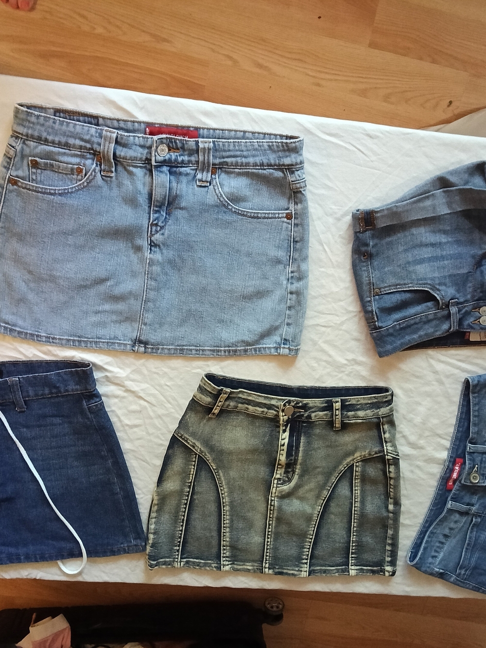 Denim Mini Skirt - Unbranded